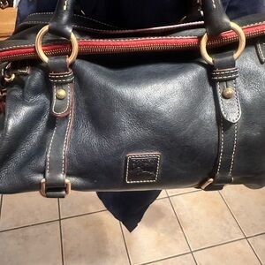 FLORENTINE Dooney & Bourke Navy Satchel